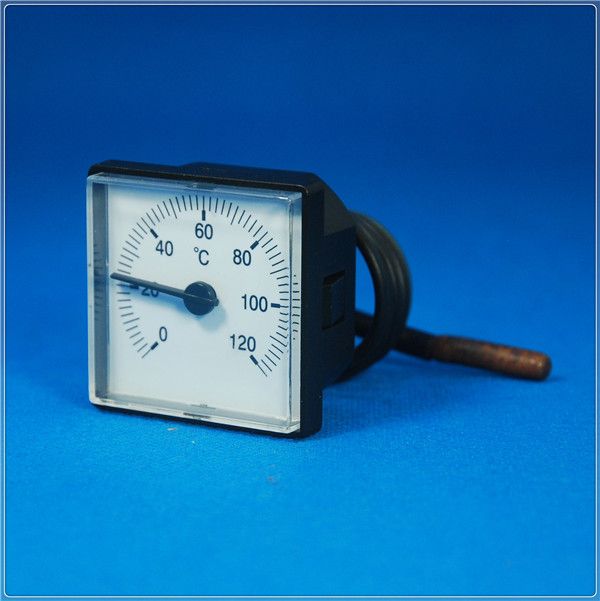 Boiler capillary thermometer